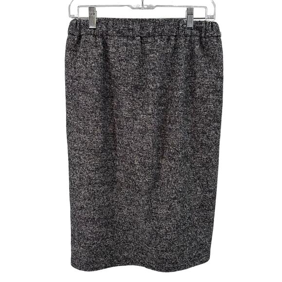 Madewell Gray Game Plan Heathered Skirt Wool Womens Sz Small Pull On Lined Maxi - Picture 3 of 6